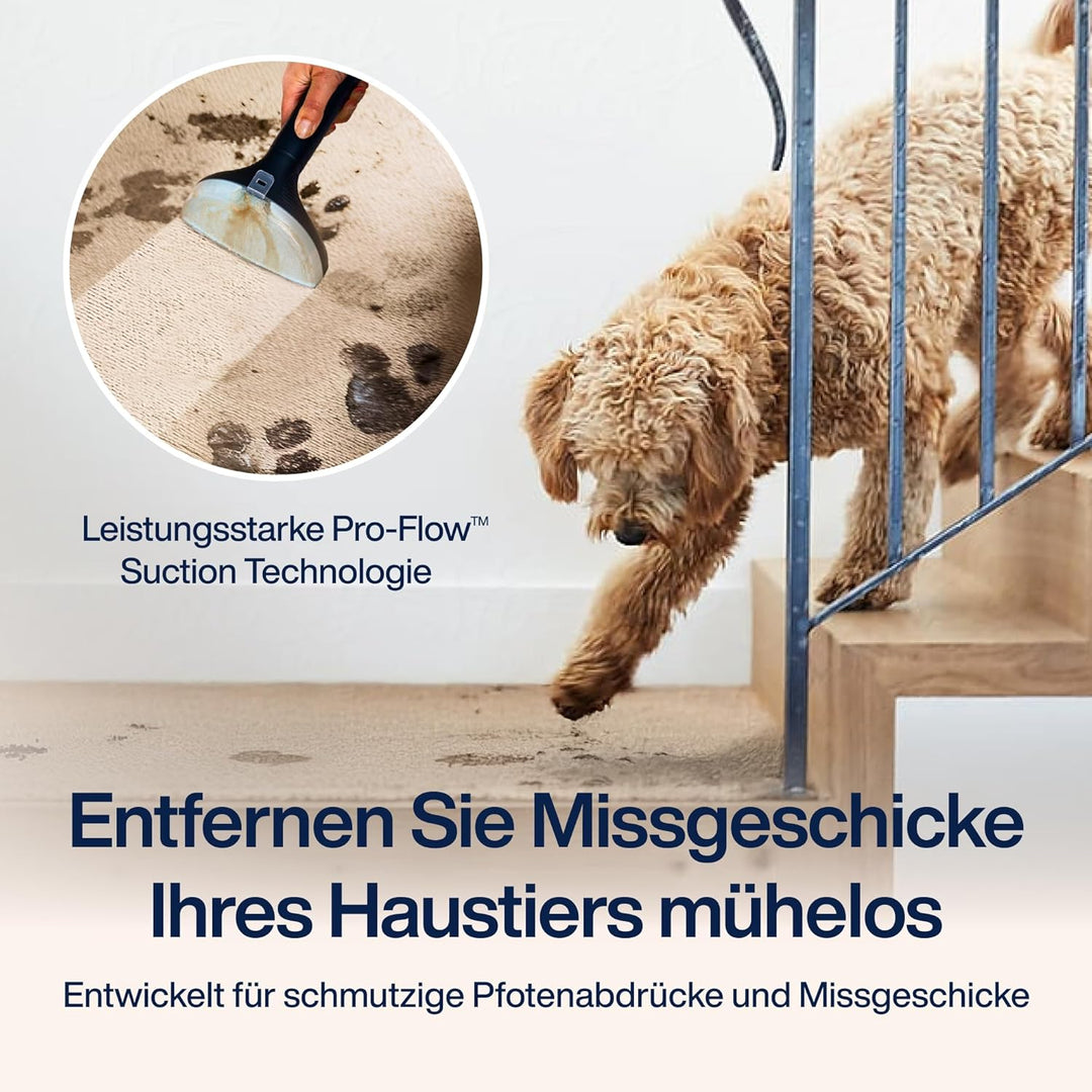 SAMAKO PowerClean Pro – Polsterreiniger Gerät mit Dampf-Funktion & HEPA-Filter – Tiefenreinigung für
