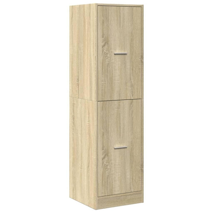 vidaXL Apothekenschrank, Sonoma-Eiche, 40 x 41 x 144,5 cm, Spanplatte, Apothekenschrank, Apothekenmö