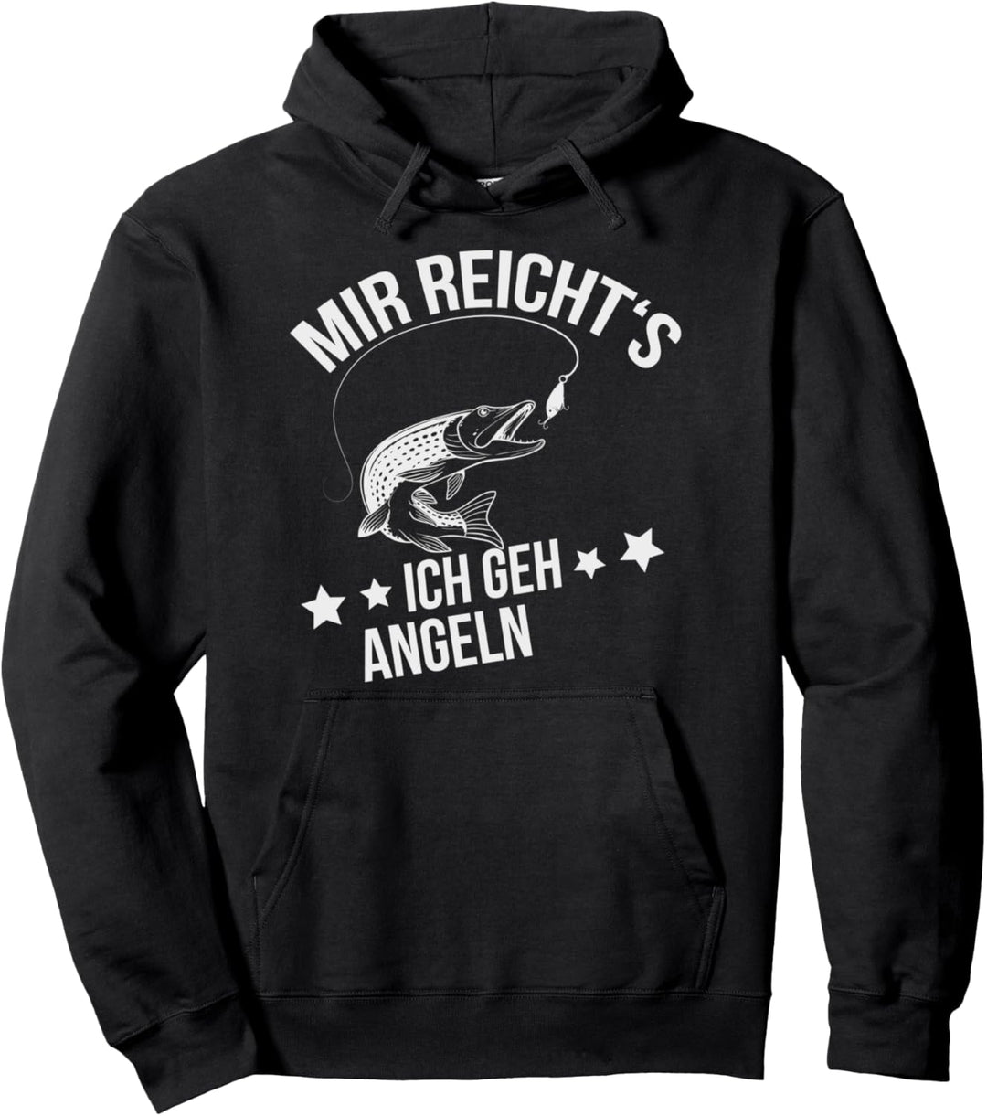 Fischen Angler Mir reichts ich geh Angeln Pullover Hoodie