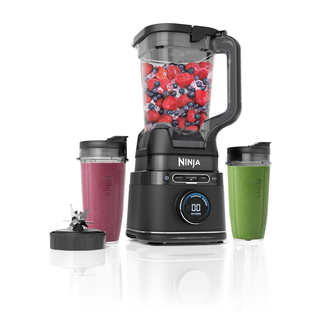 Ninja 2-in-1 Detect Power Mixer Pro & Single Serve, 1200W Mixer mit Krug, & 2x Single Serve Tassen,