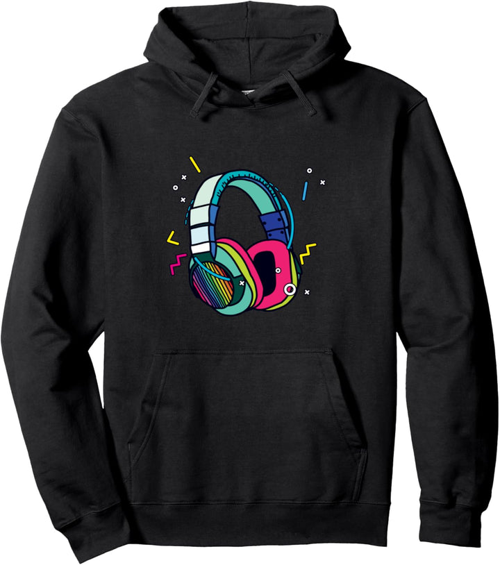 Musik Sound Kopfhörer DJ lustiges T Shirt Geschenk Pullover Hoodie