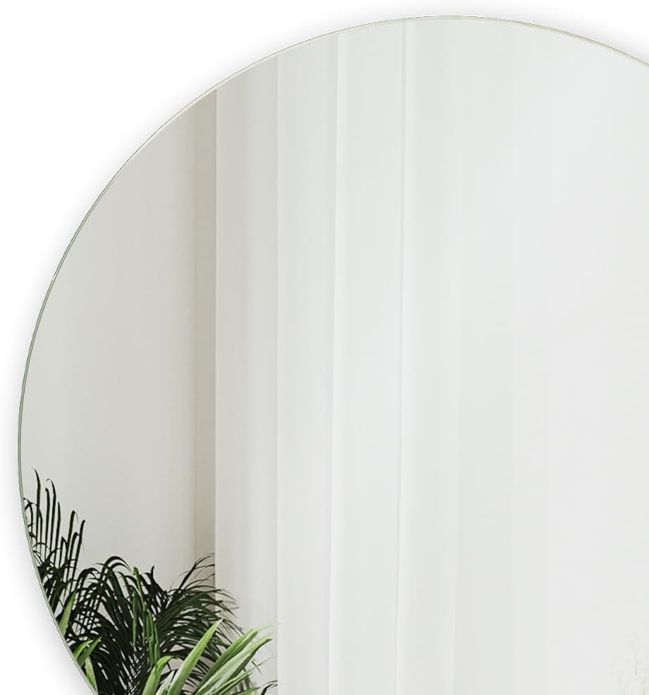 Vicco Badezimmerspiegel Karen, Sonoma, 60 x 60 cm Rund Badspiegel, Badspiegel