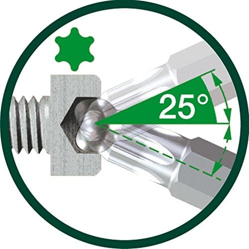 Wiha Stiftschlüssel Set im Classic Halter TORX® Kugelkopf, schwenkbar für schwer zugängliche Bereich