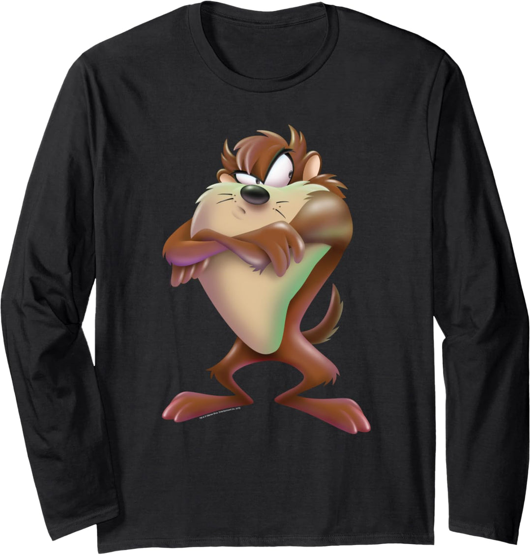 Looney Tunes Tazmanian Devil Airbrushed Langarmshirt