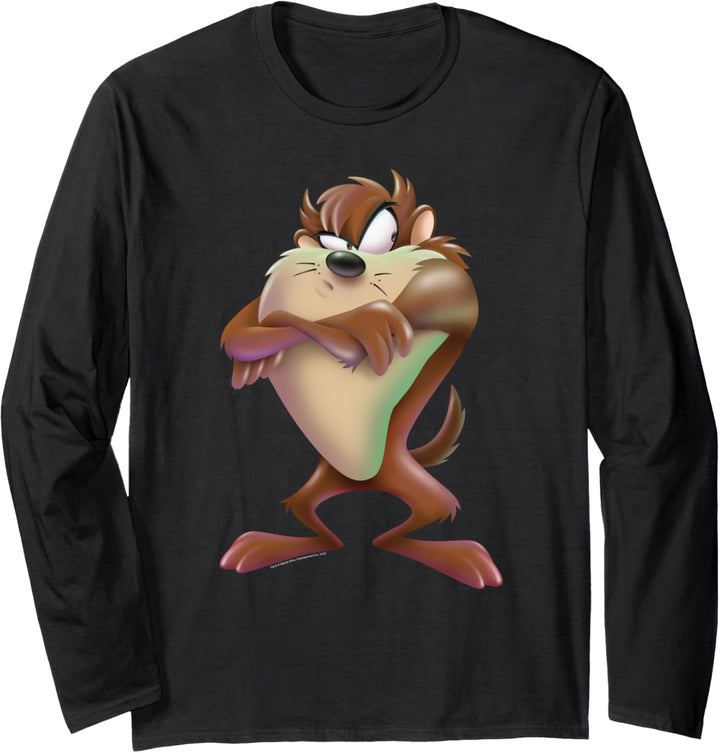 Looney Tunes Tazmanian Devil Airbrushed Langarmshirt