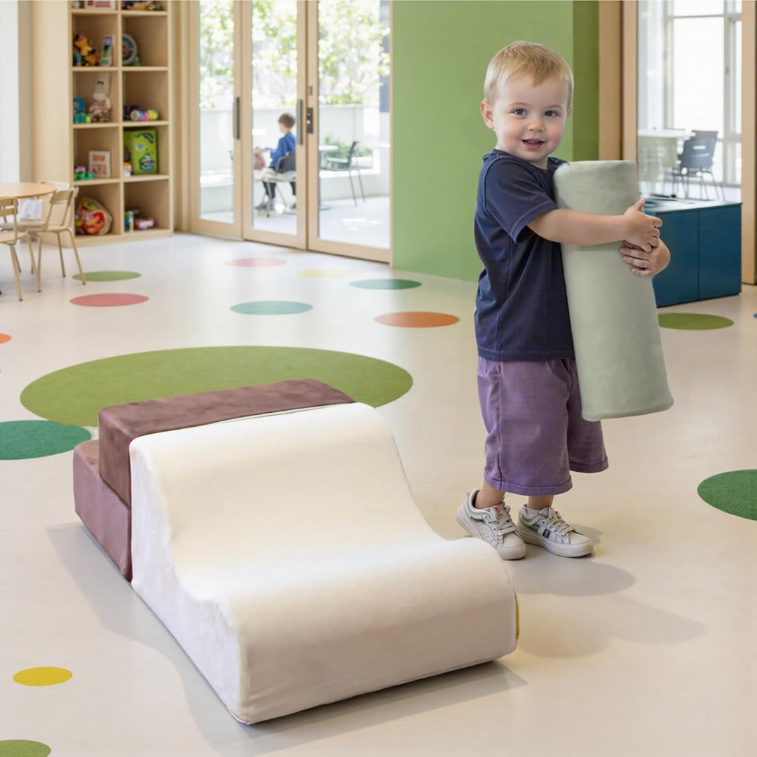 BanaSuper 3 STK Gross Schaumstoff Bausteine für Kinder, XXL Softbausteine Baby zum Klettern & Krabbe