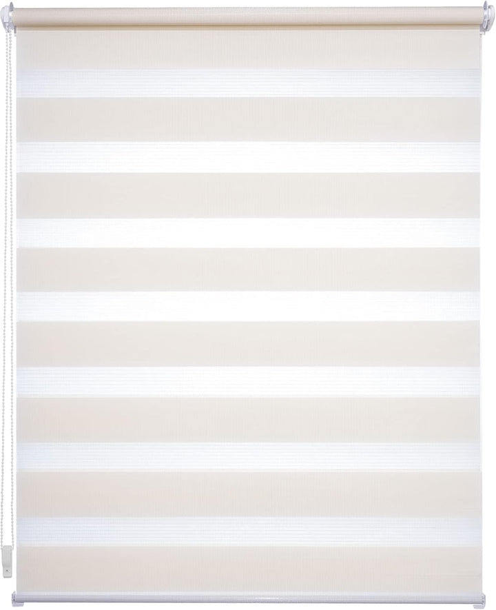 Liedeco® Duo Rollo Klemmfix - 60 x 160 cm apricot/transparent lichtdurchlässig Blickdicht und stufen