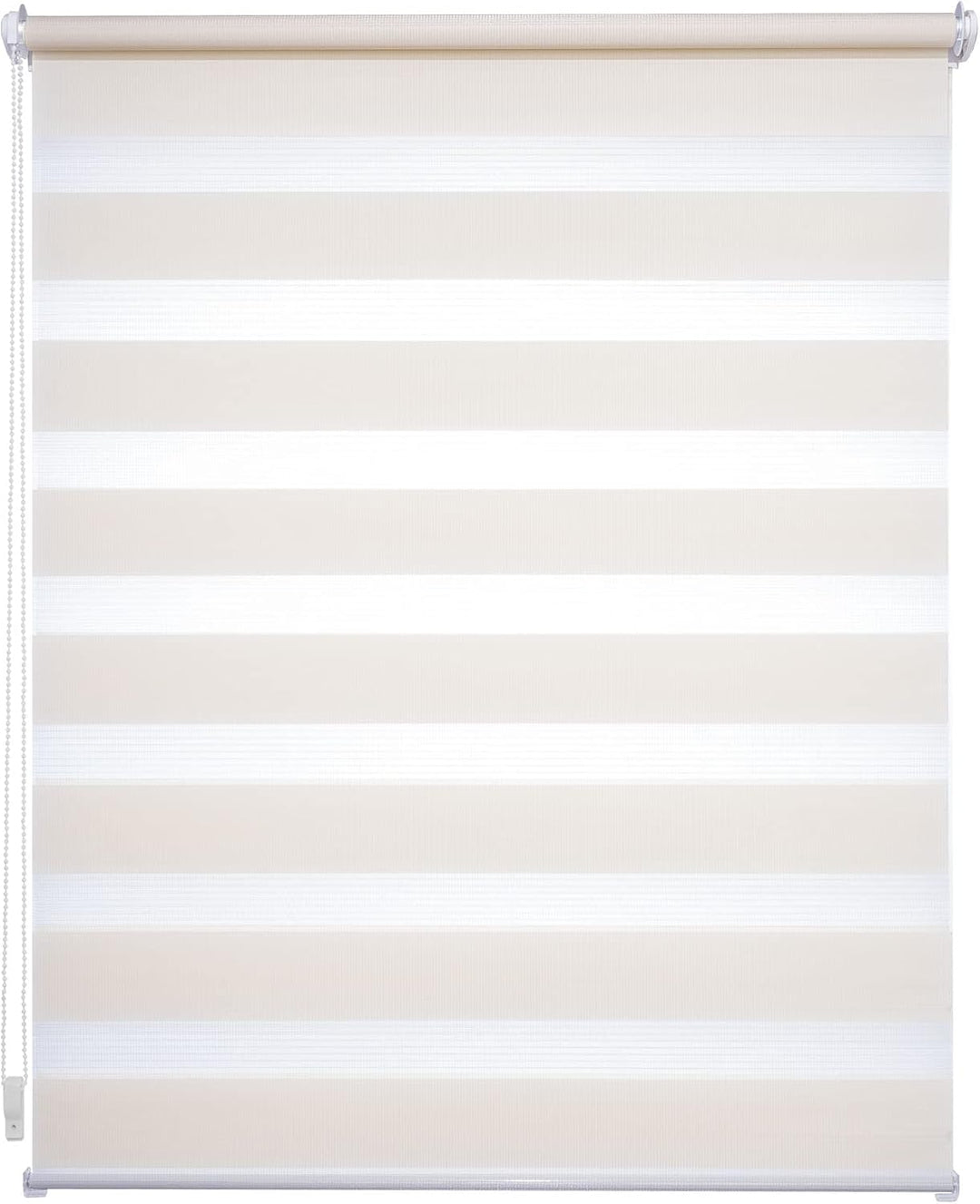 Liedeco® Duo Rollo Klemmfix - 45 x 160 cm Apricot/lichtdurchlässig/stufenlos verstellbar/leichte Inn