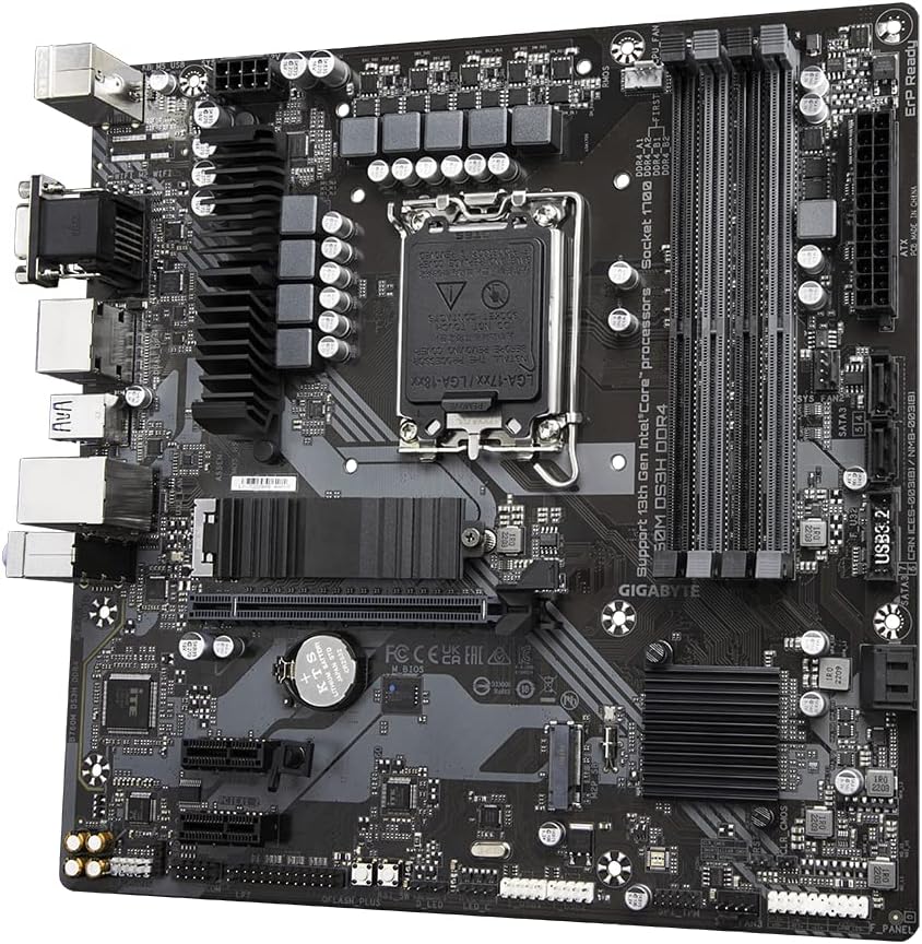 Gigabyte B760M DS3H DDR4 Motherboard Intel B760 LGA 1700 Micro ATX