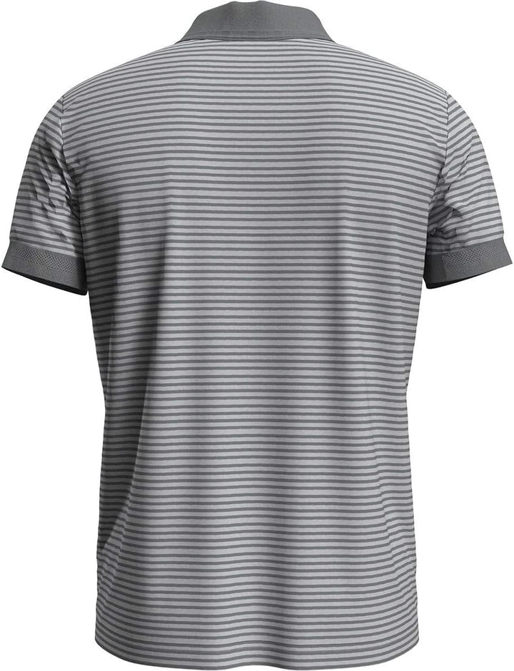 Odlo Herren Nikko_550312 Kurzarm Polo Shirt S Odlo Concrete Grey - Odlo Silver Grey - Stripes, S Odl