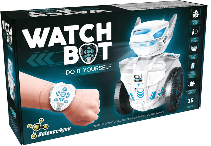 Science4you Watchbot - STEM Spielzeug Science Kit für Kinder von 8 bis 14 Jahren. 35 Stück Ferngeste