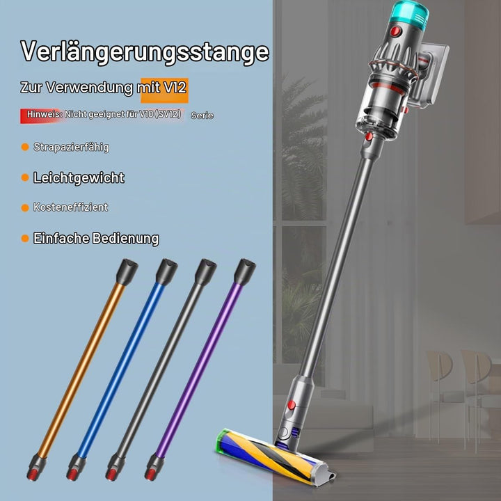 Saugrohr für Dyson V12 Detect Slim &amp; V9 Motorbar Staubsauger, 74CM (Grau), Grau