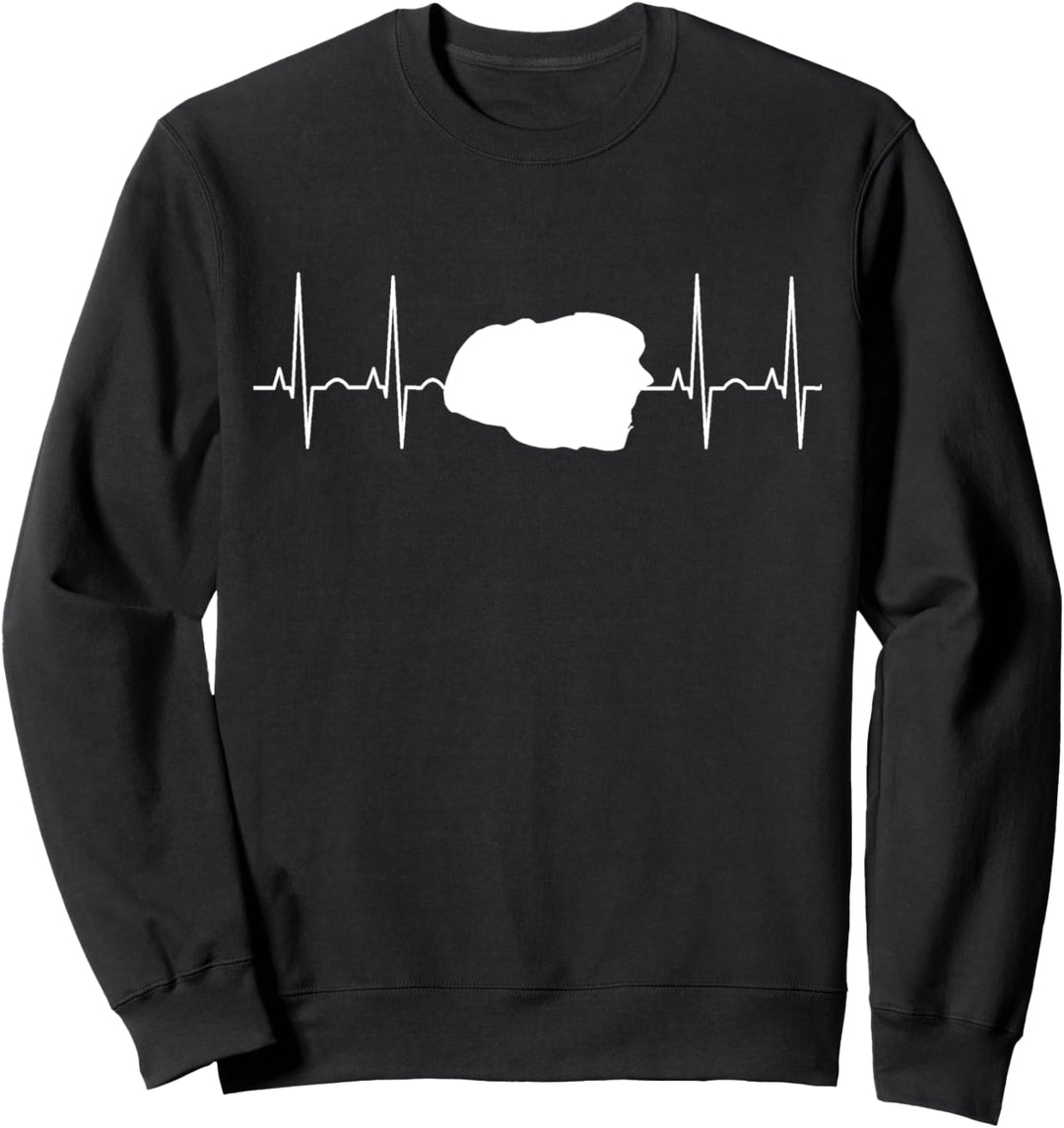 Föhr Herzschlag Nordsee Möwe Insel Urlaub Sweatshirt