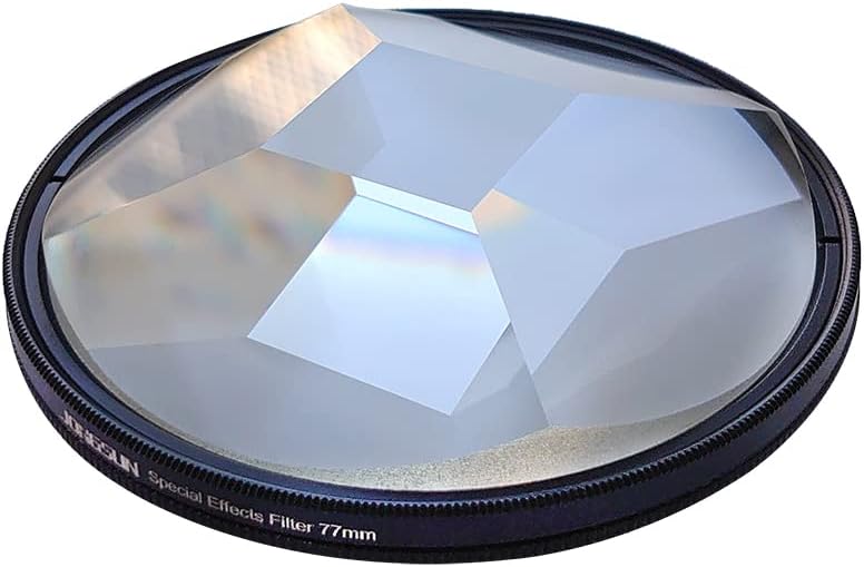 JONGSUN Vier-Prisma Spezialeffektfilter 77mm FX Glas Blendung Widescreen Film Anamorphotische DSLR F