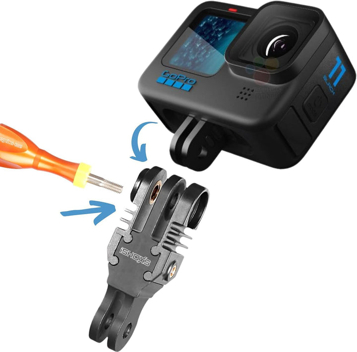 2C ProFork Xtension S | Verlängerungsarm Halterung für GoPro Hero 13 12 11 10 DJI Osmo Insta360 Akas