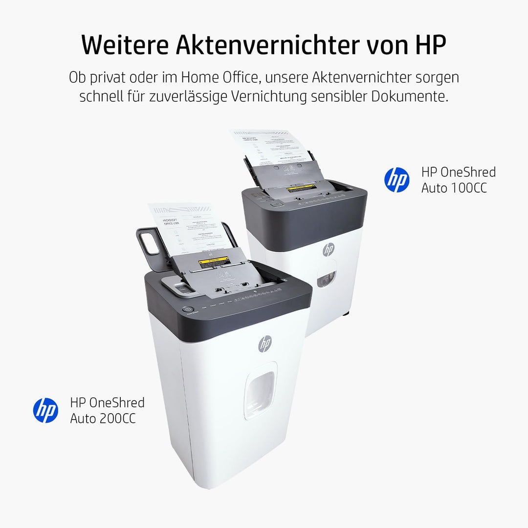 HP ONESHRED Auto 80CC White-Gray Shredder