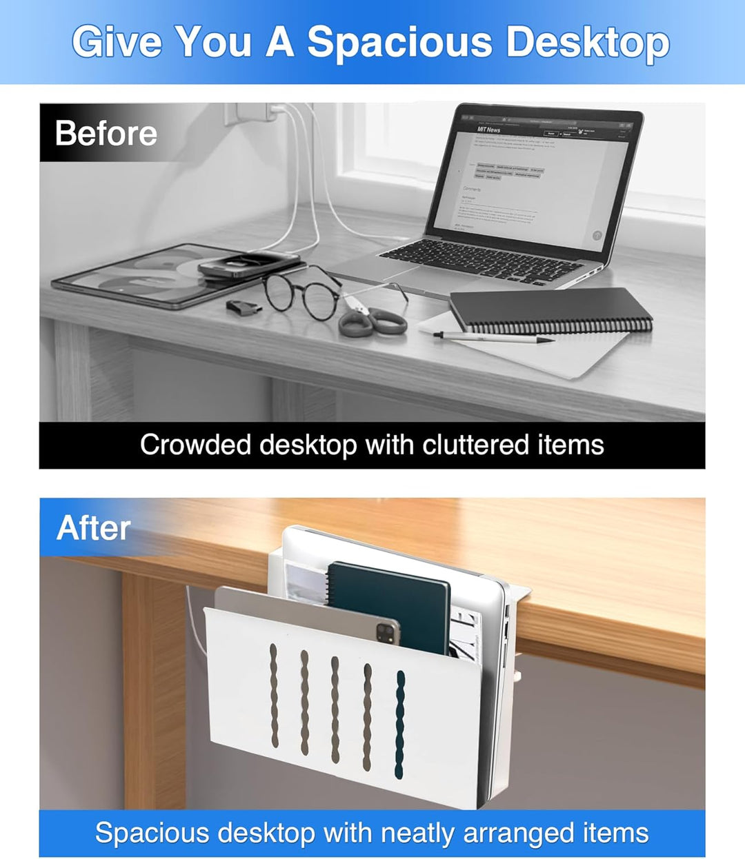 Schreibtisch Seitenaufbewahrung, Desk Side Storage notebook laptop aufbewahrung schreibtisch Kein Bo