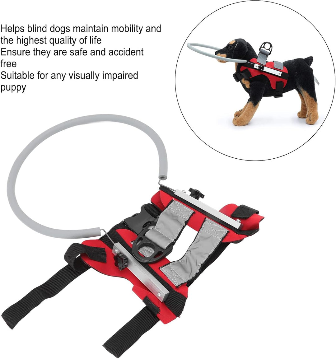 Pet Blind Halo Praktische Kollisionsvermeidung, Leichtes Blind Halo-Geschirr mit Reflektierendem Eff