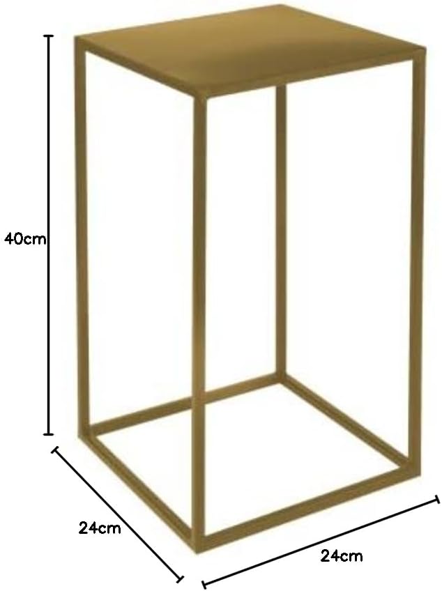 Metall Blumenständer Ständer für Blumentopf Modernes Loft Industriell Plant Stand (Gold), Gold