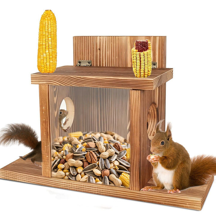 Eichhörnchen Futterhaus, Eichhörnchen Futterstation Wetterfeste, Eichhörnchenfutterstation zum Aufhä