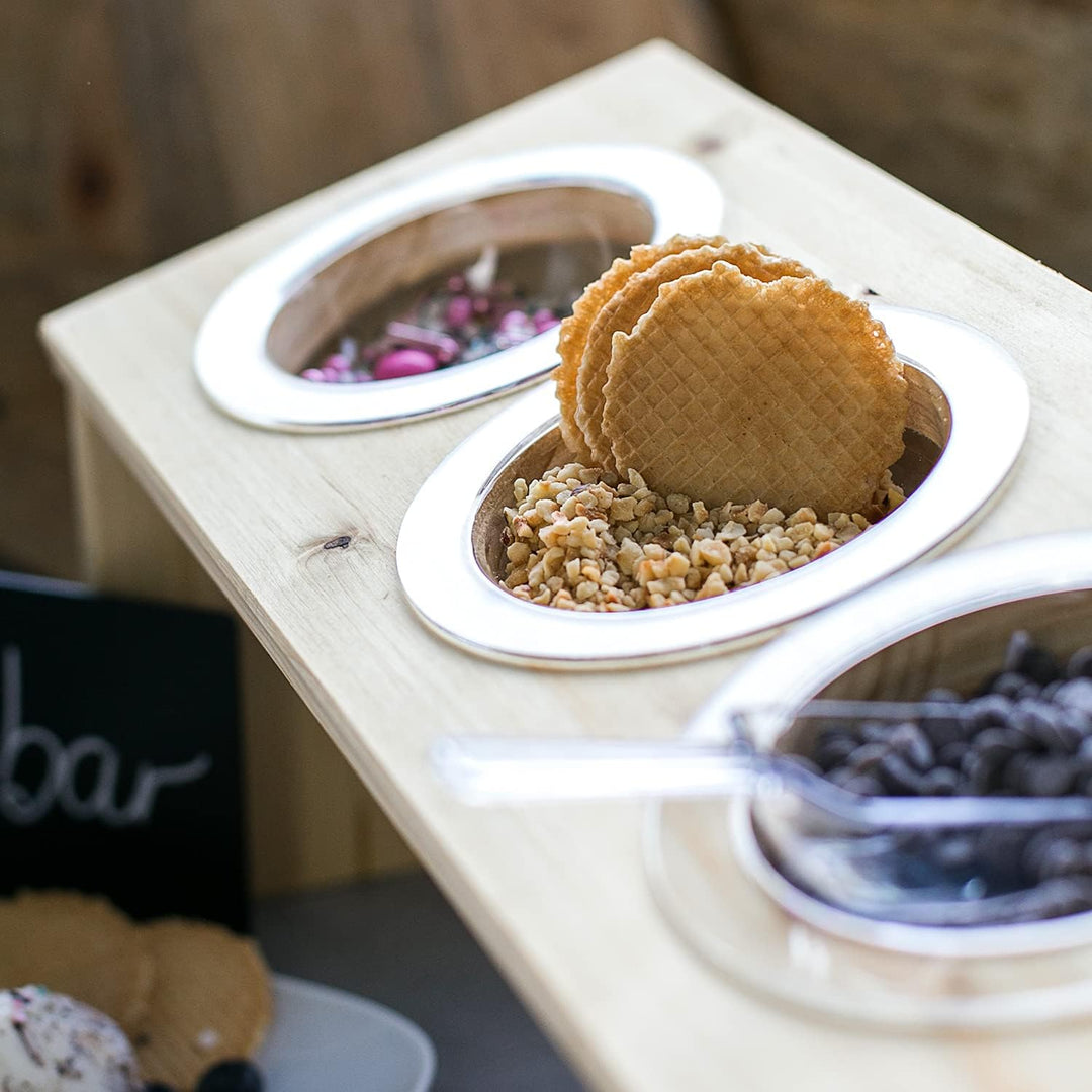 HMF 46728 Halbkugel aus Acryl mit Krempe, DIY Acrylhaube | Ø 28 cm | Transparent 280 mm, 280 mm