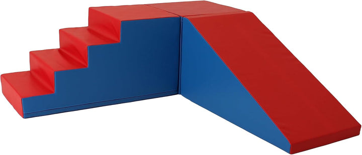 IGLU SOFT PLAY Mega Fun Slider Schaumstoffbausteine Treppe und Rutsche Set XXL für Kinder ab 2 Jarhe