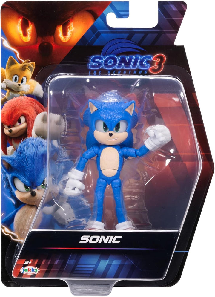 Sonic 423974 3 Movie 12,7 cm The Hedgehog Actionfiguren, Blau, 13cm