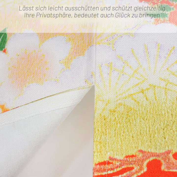 LIGICKY Japanischer Stil dick Leinen Noren Lang Vorhang TürVorhang Raumteiler Tapisserie für die Hei