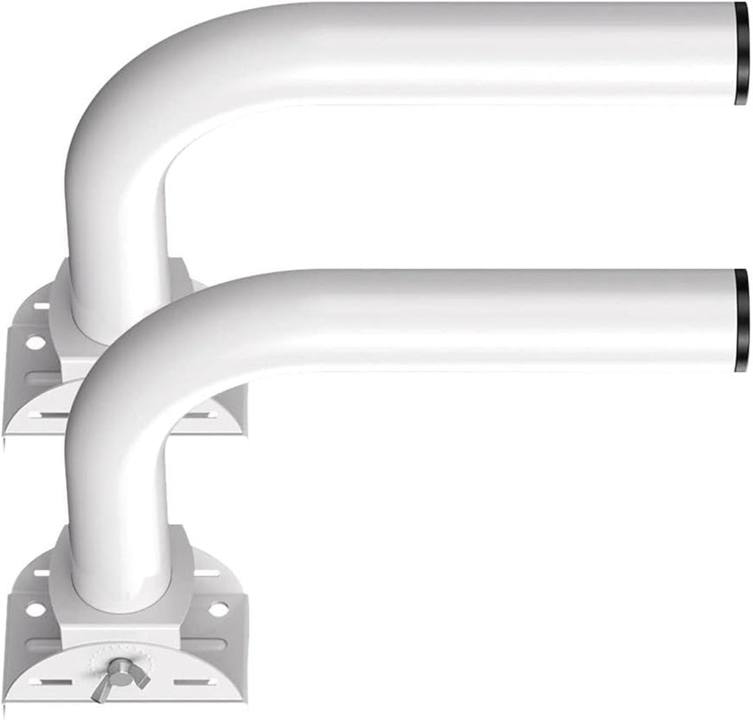 WLAN Antennenhalterung aus Edelstahl, 150° verstellbar, für Wand-, Dach- und Traufenmontage, 2er-Pac