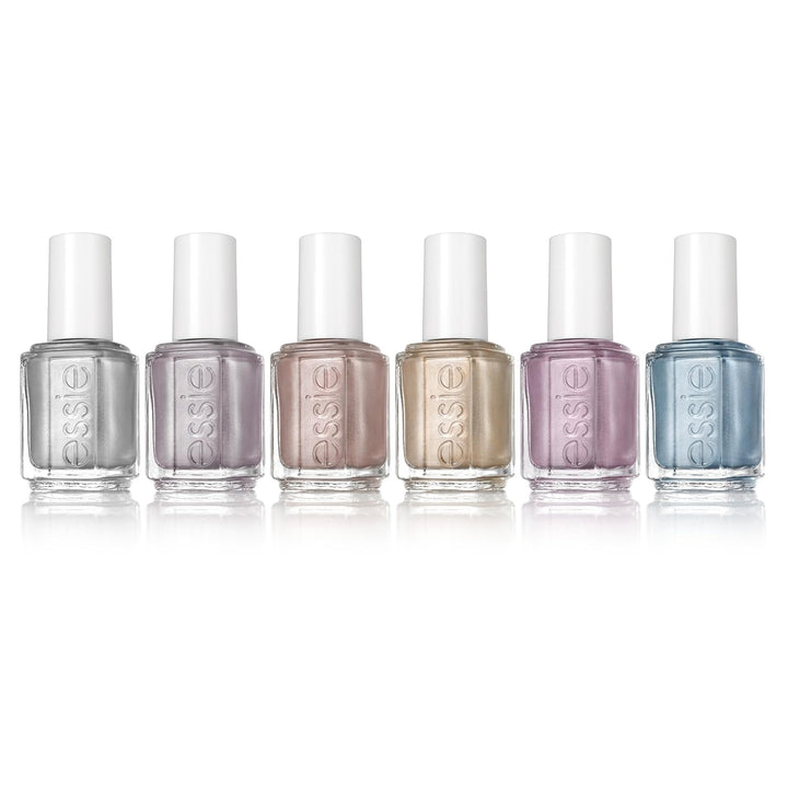 Essie Galaxy, 522, metallener Gel-Couture-Nagellack „Mercury Retrograde“ 517 In My Orbit Metallic Na