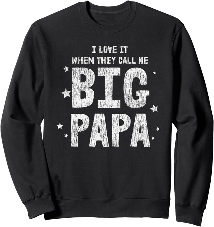 Ich Liebe Es, Wenn Sie Mich Big Papa Kids Dad Vatertag Sweatshirt