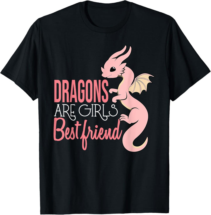 Drachen sind ein bester Freund der Mädchen T-Shirt