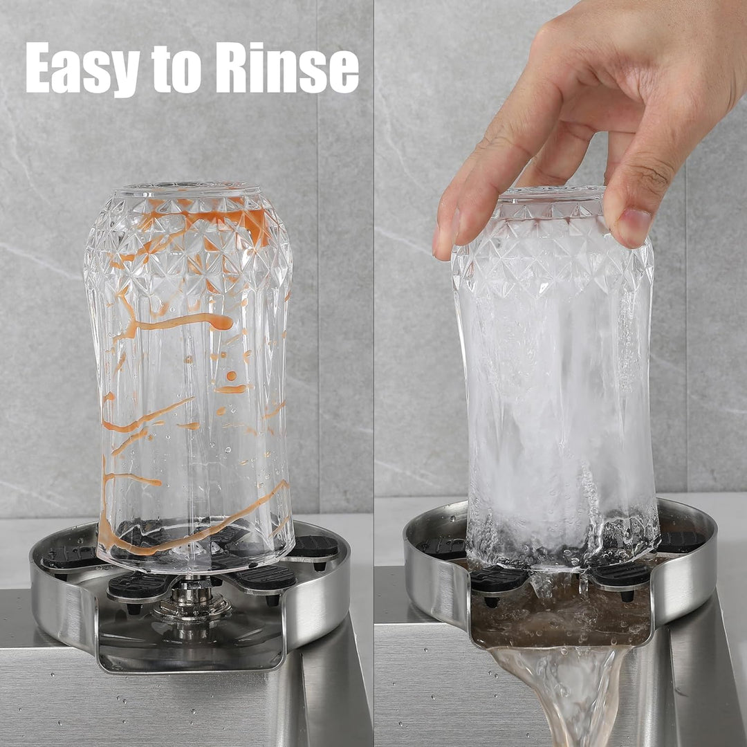 Glass Rinser, GläSer SpüLer, FlaschenspüLer, GlasspüLer, GlasspüLer FüR SpüLbecken, Cupwash, Cup Was