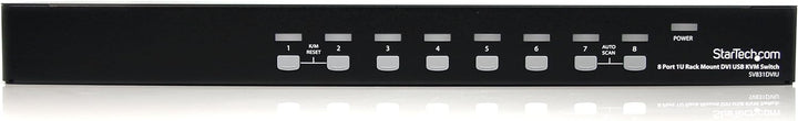 StarTech.com 8-Port DVI USB KVM Switch -DVI USB KVM Switch - 8-Port KVM-Switch -DVI KVM-Switch - KVM