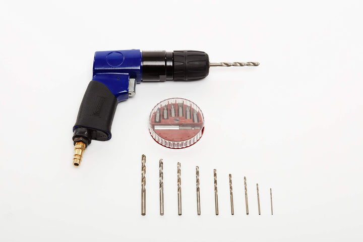 MICHELIN Pneumatischer Bohrersatz - 10 Bohrer-Bits - 6 Schraubendreher-Bits - Selbstspannendes Spann