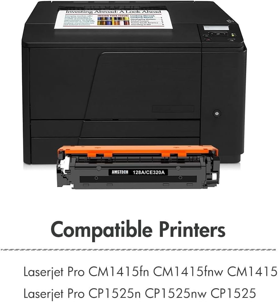 128A CE320A Toner Multipack Kompatibel für HP CE321A CE322A CE323A Laserjet Pro CM1415fn CM1415fnw C