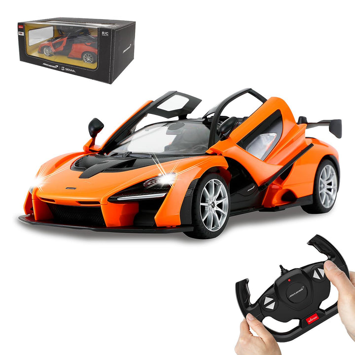 JAMARA 403119 - McLaren Senna 2,4 GHz 1:14 - RC Auto, offiziell lizenziert, bis 1 Std Fahrzeit, ca.