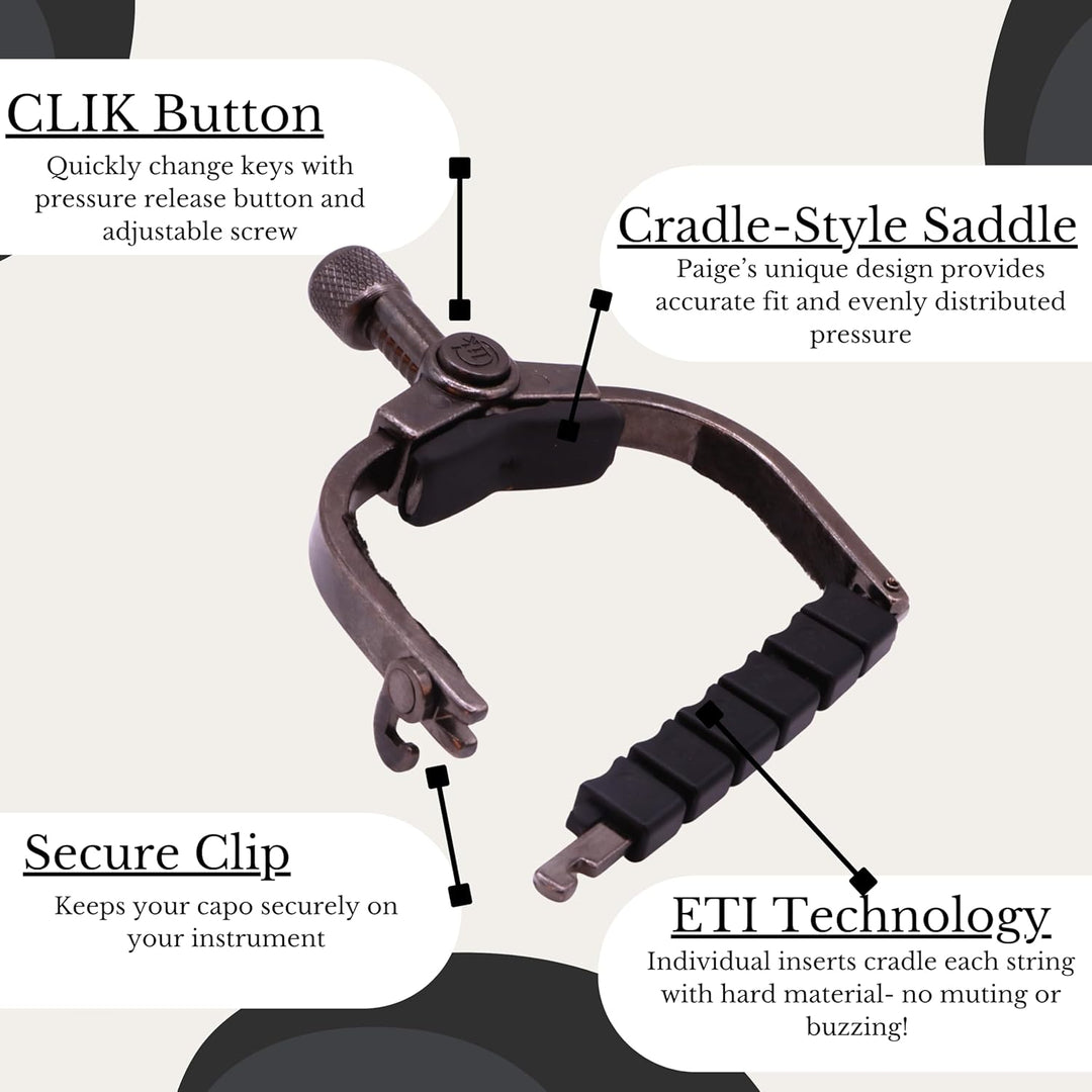 Paige Clik Capo PC-6-ETI 6-string Standard