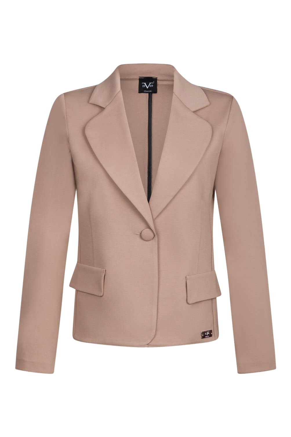 19V69 ITALIA Damen Roma Blazer XL Beige, XL Beige