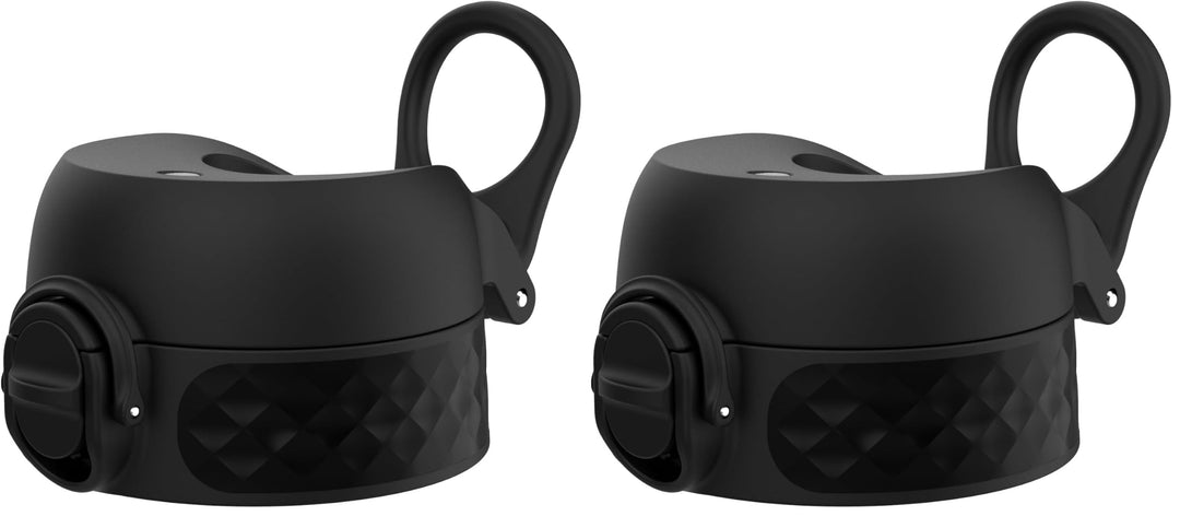 ion8 Auslaufsicherer Ersatz OneTouch 2.0 Trinkflaschendeckel, BPA-frei, Gross, 750ml / 1 Liter, Schw