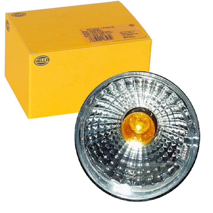 HELLA - Blinkleuchte - Halogen - 24V - Einbau/geclipst - Lichtscheibenfarbe: grau - Kabel: 100mm - S