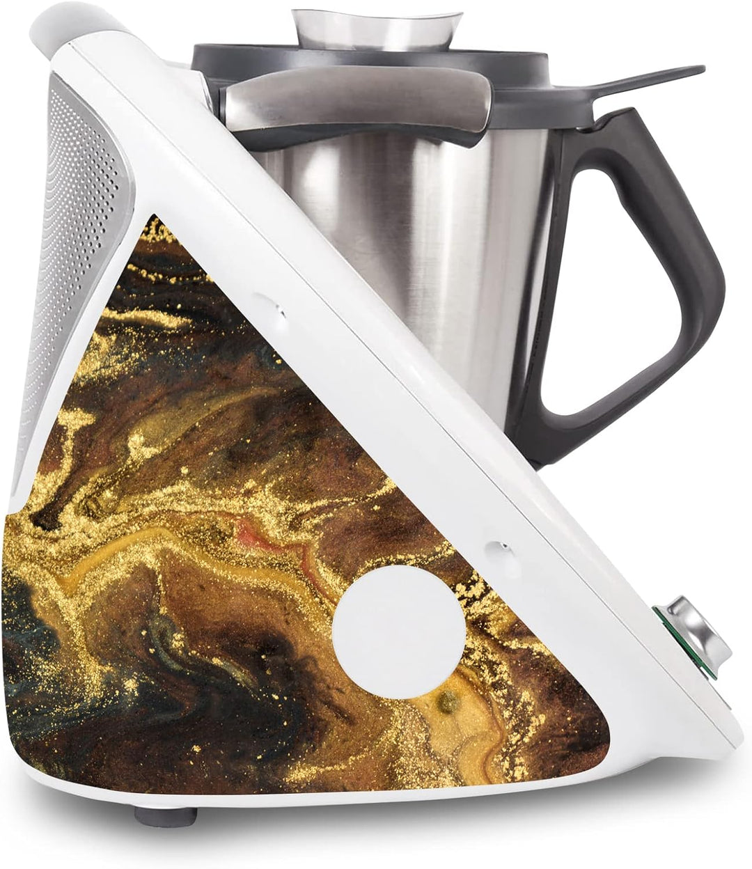 Deko Schutz Aufkleber kompatibel mit Küchenmaschine Thermomix TM5 Design Sticker Klebefolie Zubehör