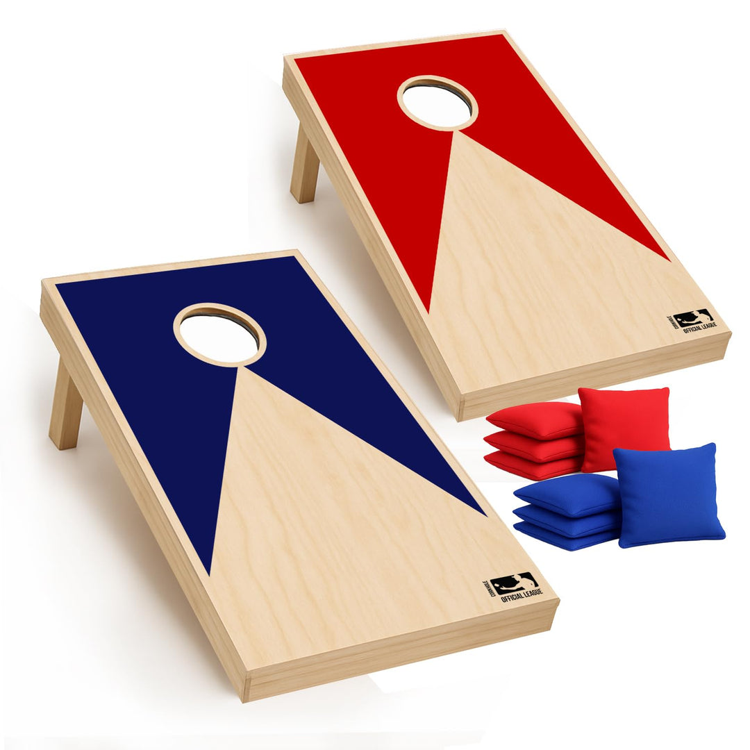Original Offizielles Cornhole | Amerikanisches Cornhole | Einfach zu transportieren | Offizielle Abm