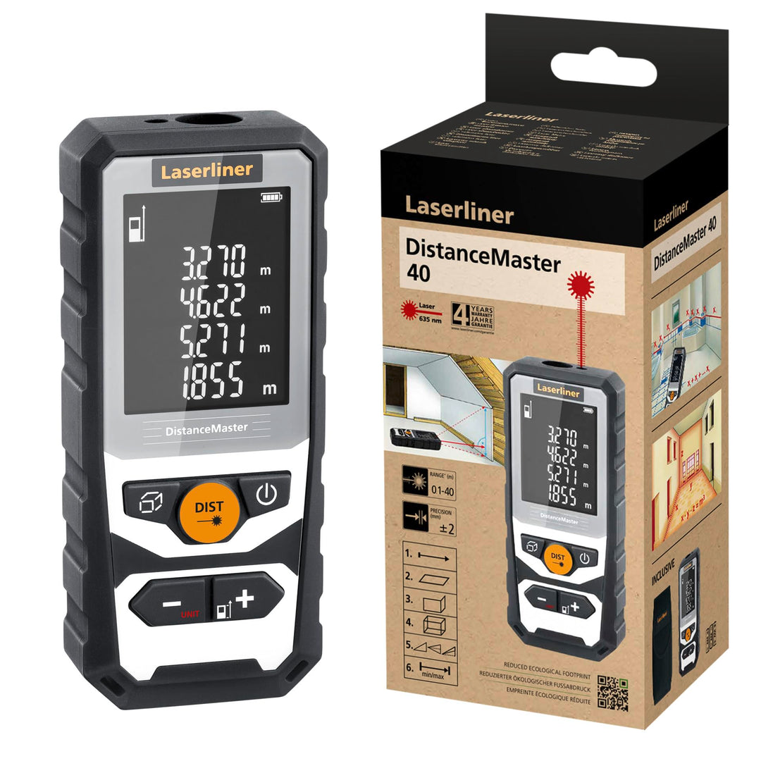 Laserliner Laser Entfernungsmesser, DistanceMaster DistanceMaster 40, DistanceMaster 40