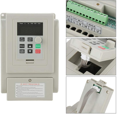 Wechselstrom 220V Variable Frequenzantrieb VFD-Wechselrichter 1.5KW Frequenzumrichter ，Einstellbare