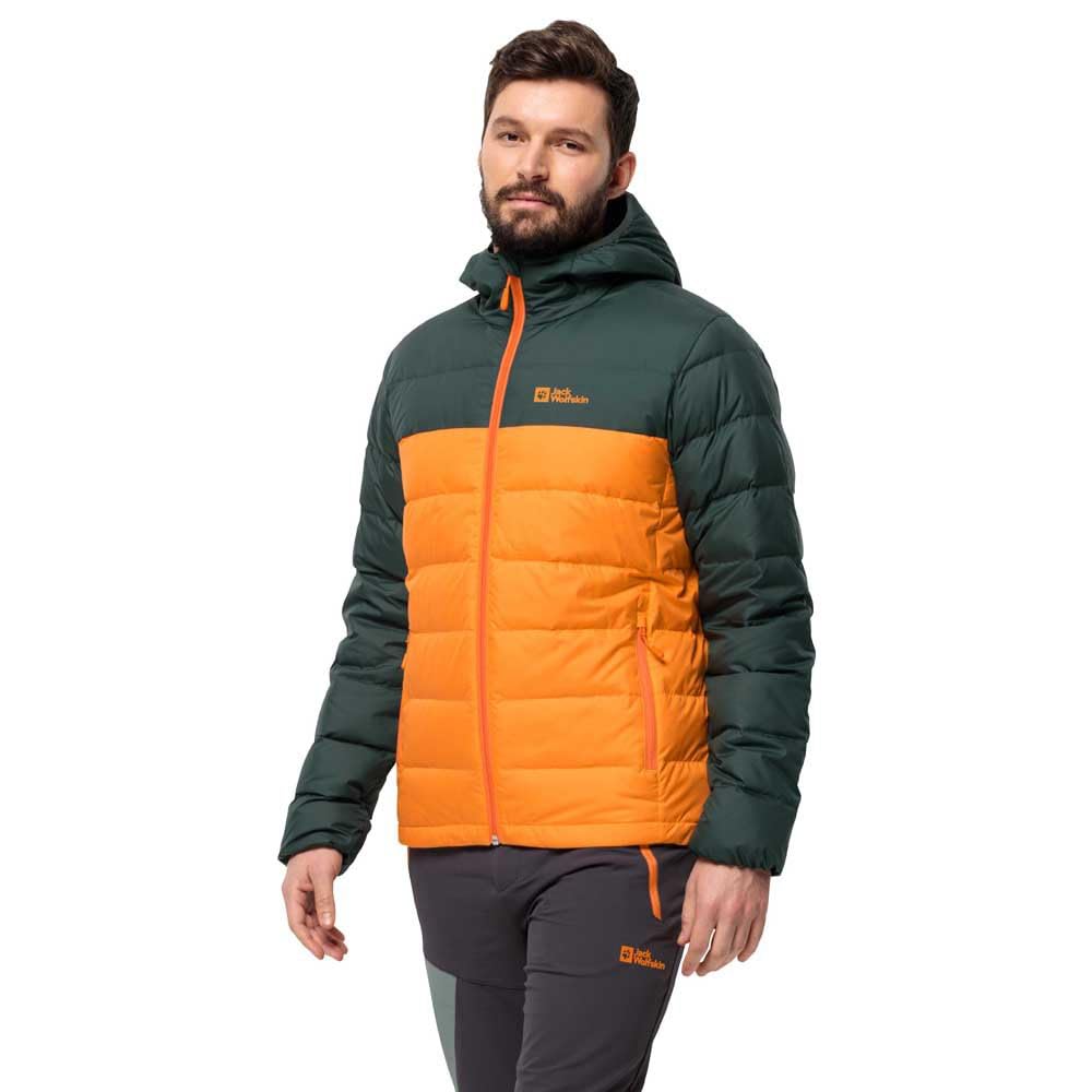 Jack Wolfskin Herren Ather Down Hoody M Daunenjacke M dragon fire, M dragon fire