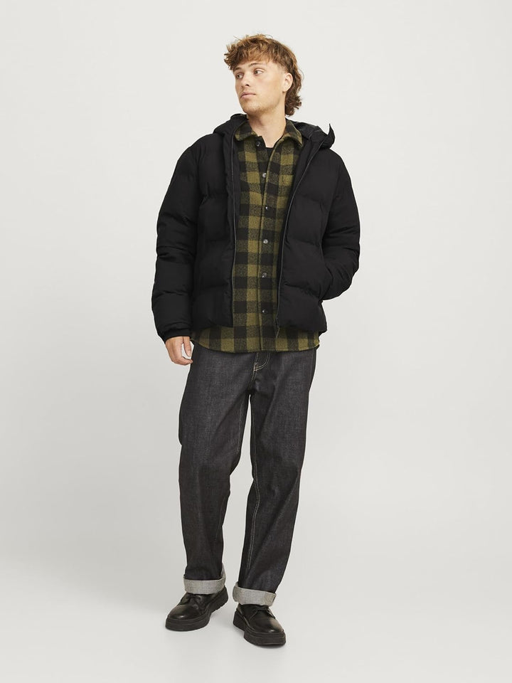 JACK & JONES Male Steppjacke Steppjacke XXL Schwarz, XXL Schwarz