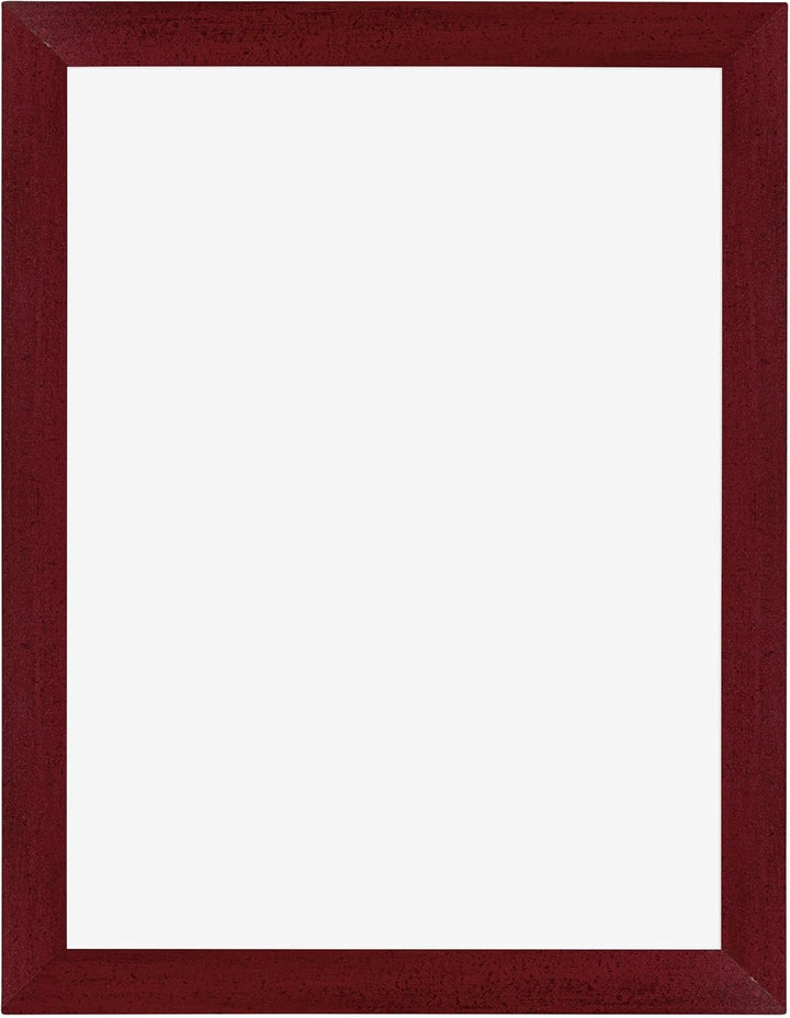 yd. Your Decoration - Bilderrahmen 75x100 cm - Weinrot Gewischt - Billderrahmen aus MDF mit Acrylgla