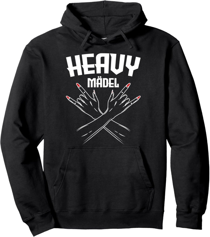Heavy Mädel Heavy Metal Frauen Pullover Hoodie