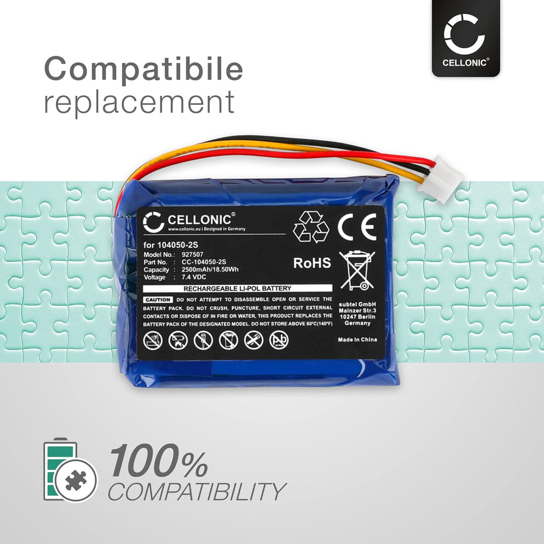 CELLONIC, Lautsprecherakku kompatibel mit Philips Fidelio E5, Fidelio E6, Fidelio B5 (2500mAh, 7.4V)